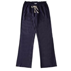 Roxy Oceanside Linen Blend Beach Capti Pants Indigo Women’s Size XL NWT
